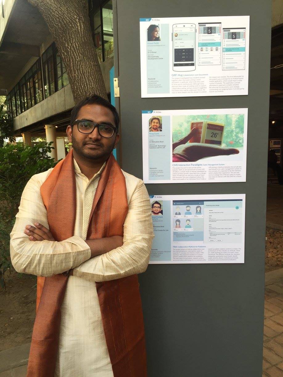 Samuel at the National Institute of Design