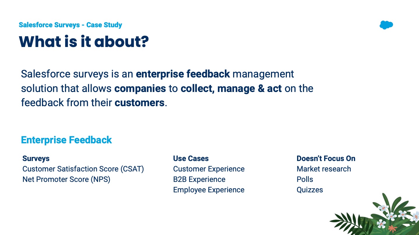 Salesforce Surveys — slide 3 of 60