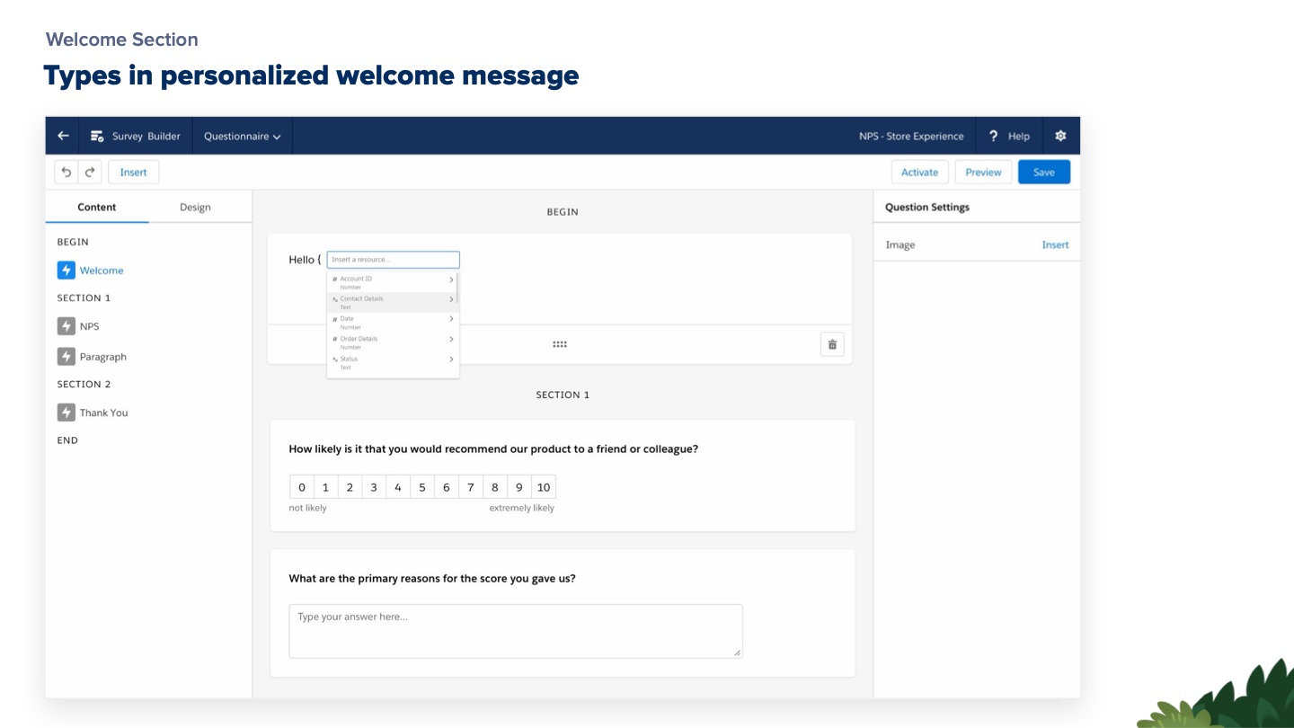 Salesforce Surveys — slide 27 of 60
