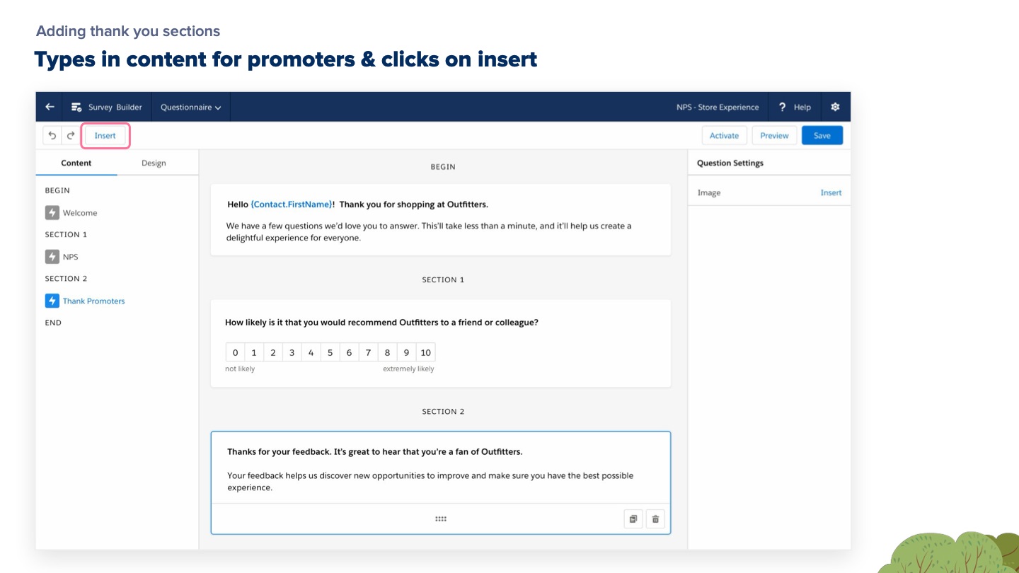 Salesforce Surveys — slide 33 of 60