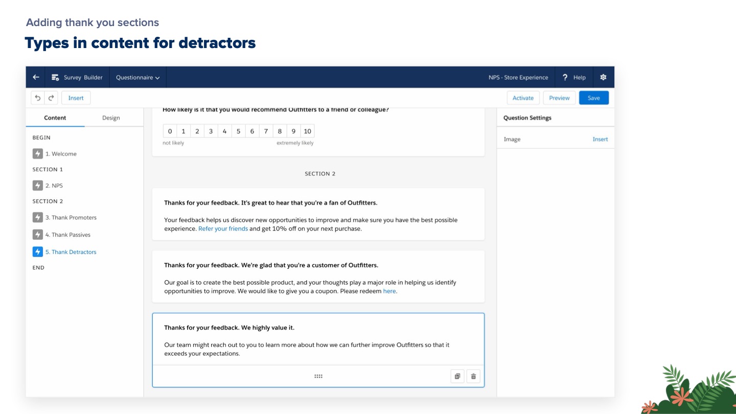 Salesforce Surveys — slide 36 of 60