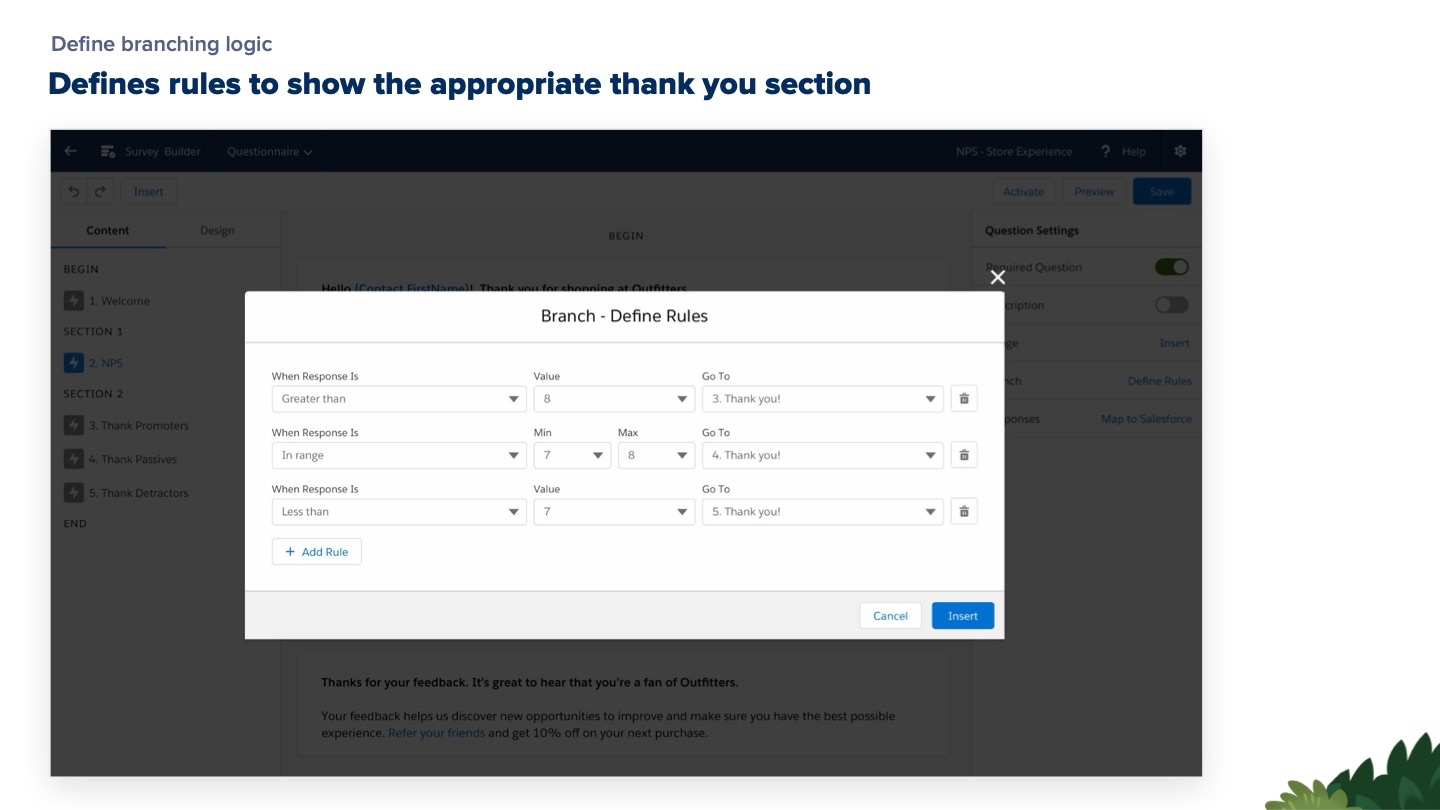 Salesforce Surveys — slide 39 of 60