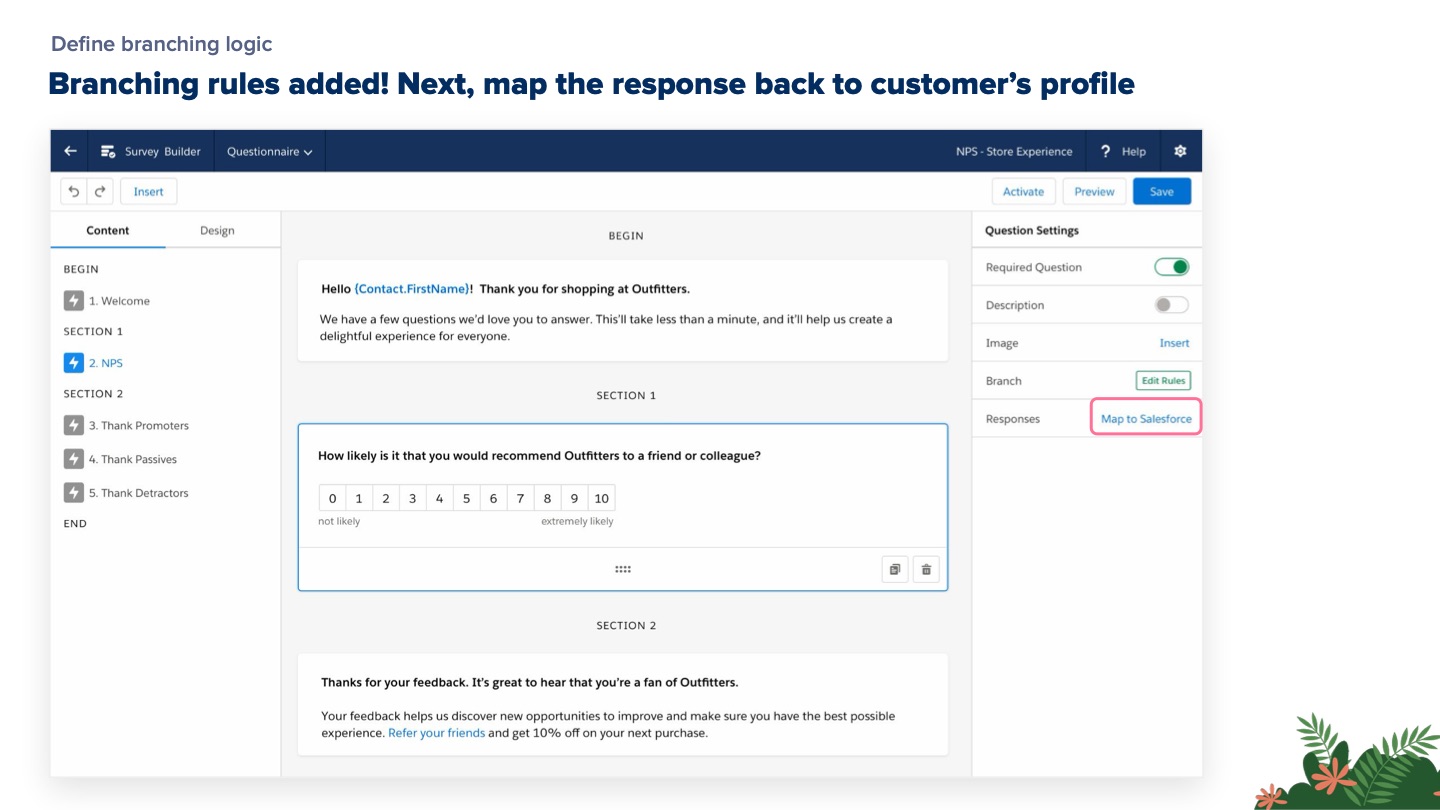 Salesforce Surveys — slide 40 of 60