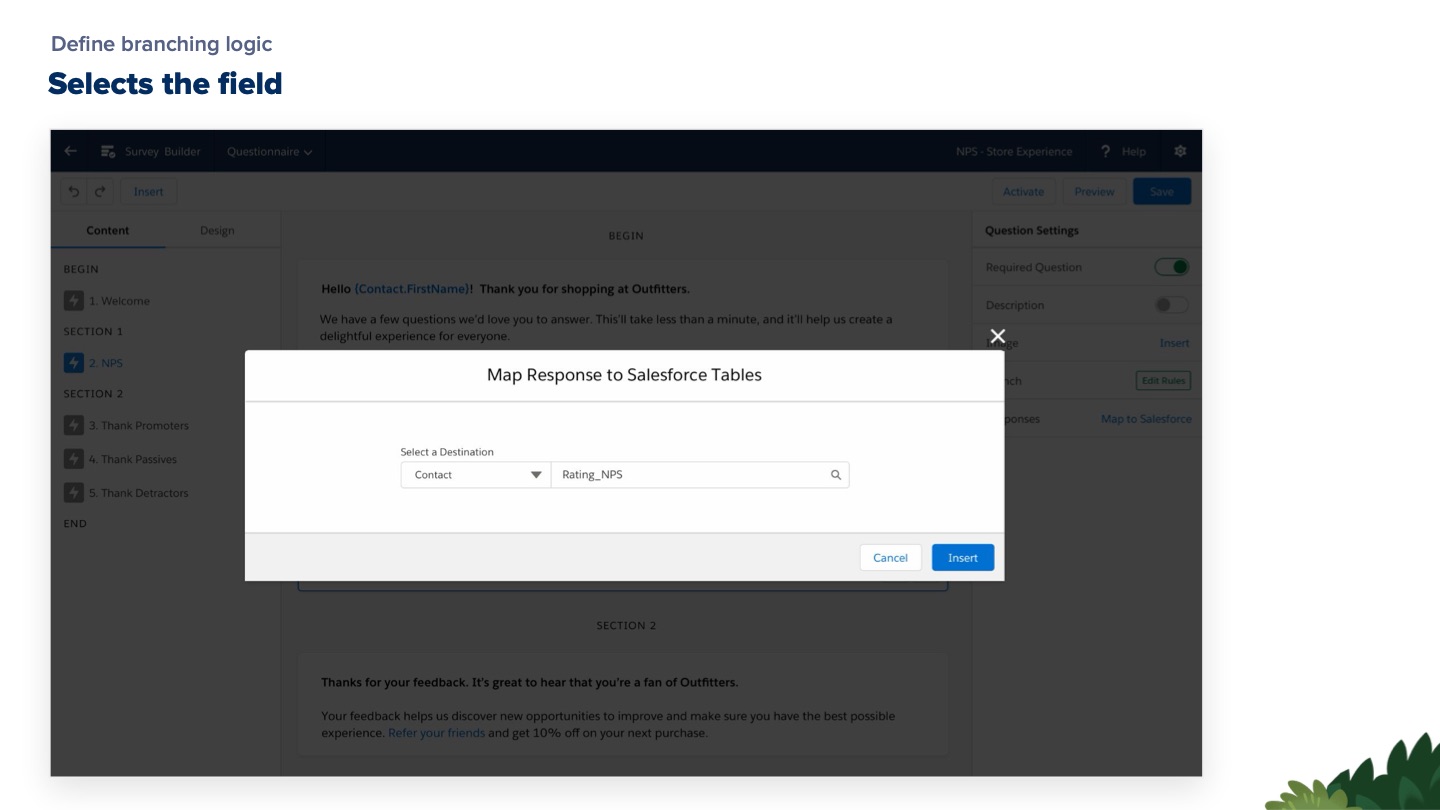 Salesforce Surveys — slide 43 of 60