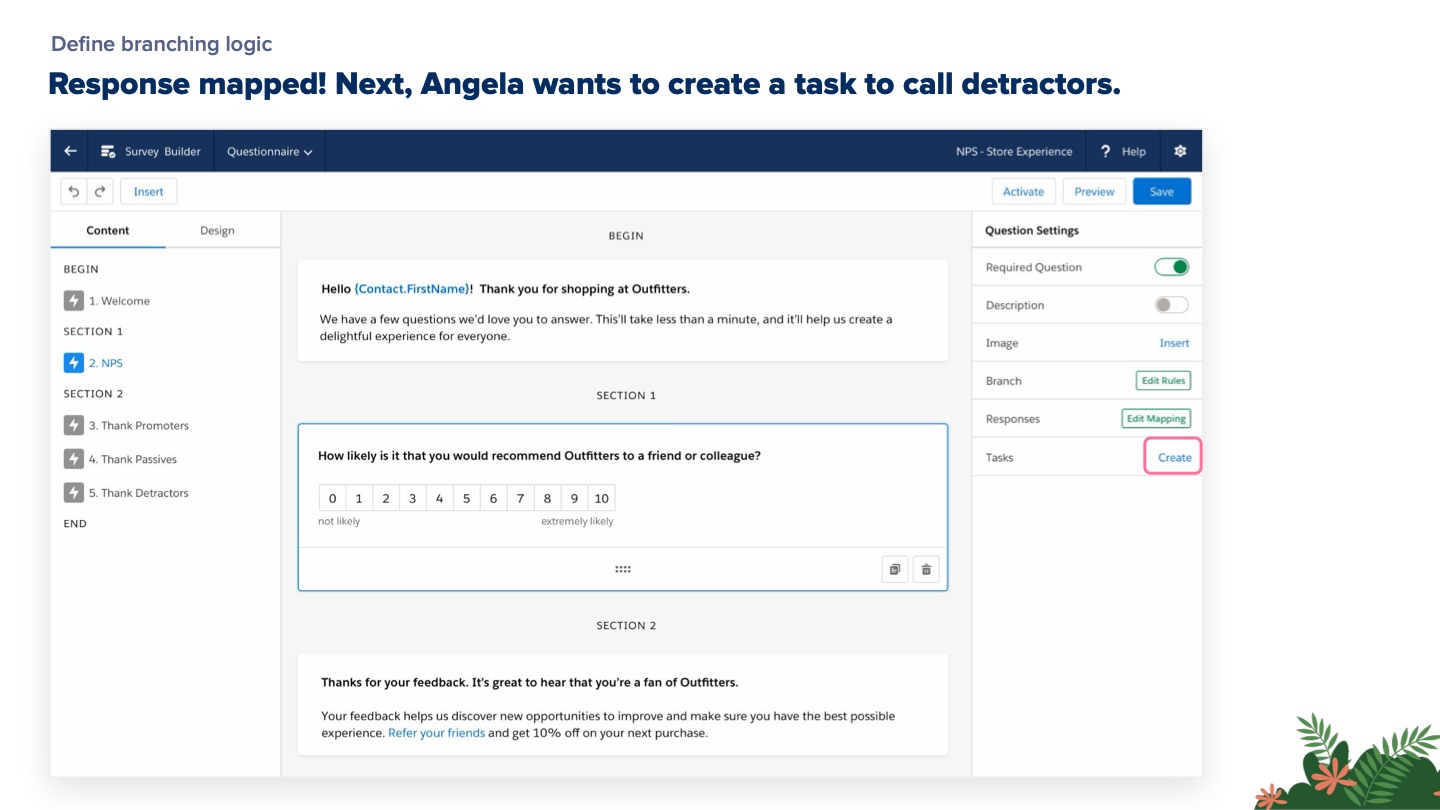 Salesforce Surveys — slide 44 of 60