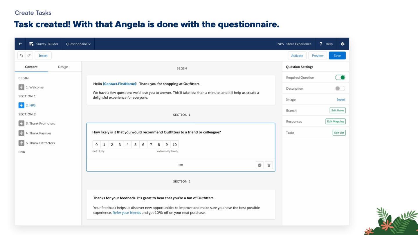 Salesforce Surveys — slide 48 of 60